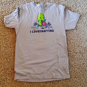 I LOVECRAFTING funny graphic tee